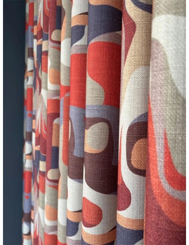 Колоритен и абстрактен плат за завеси-3
