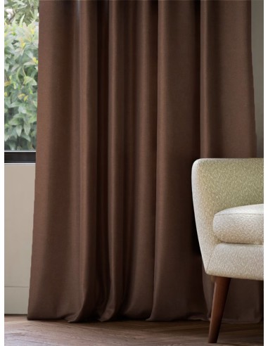 Готова завеса blackout в кафяв цвят 2.50х2.50м.