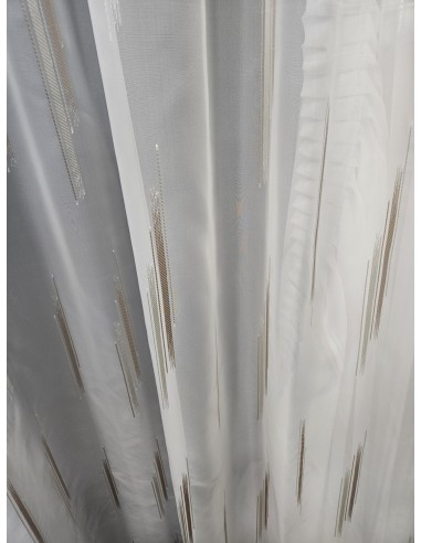 Готово перде с вертикални линии в кремав цвят 6.00x2.50м.