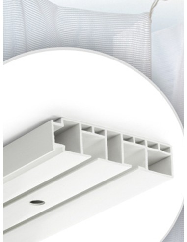 Двуканална немска релса за пердета CM