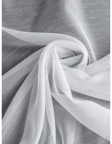 Готово перде от едноцветна органза в светло сив цвят 6.00х2.50м.