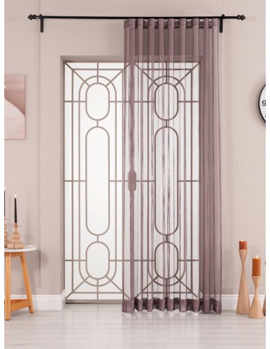 Лека мрежа съчетаваща ефирност и текстура в лилав нюанс