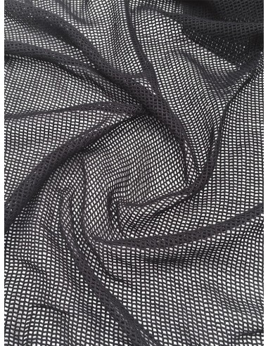 Готово мрежесто перде в черен цвят 6.00x2.50м.