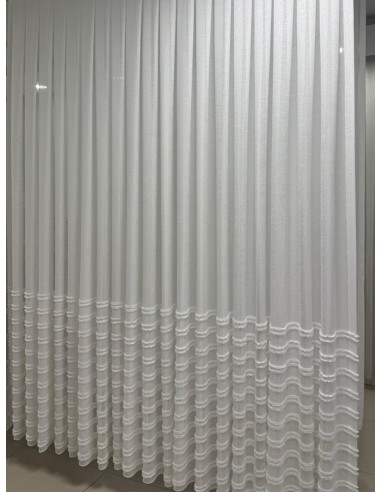 Перде с бордюр и модерен релефен ефект