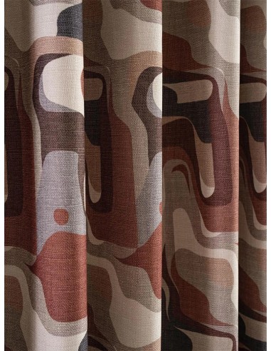 Ретро завеса със земни тонове