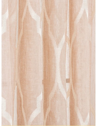 Полупрозрачна материя с геометрична шарка