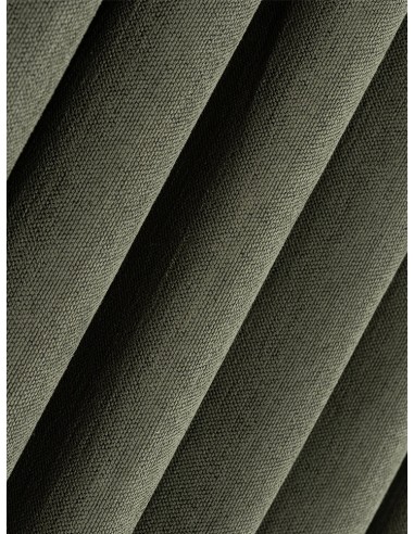 Мека завеса с текстура в маслено тъмнозелен цвят