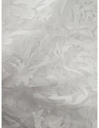 Готово перде от бродерия с бели рози 1.50х2.50м.