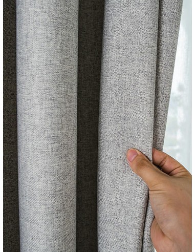 Blackout завеса с ленена текстура и 100% затъмнение