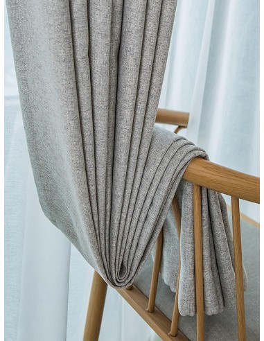 Blackout завеса с ленена текстура и 100% затъмнение