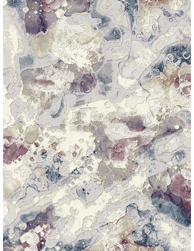 Релефен килим Argentum в синя и лилава гама-1