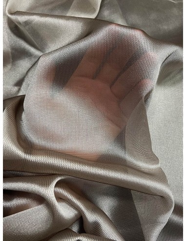 Междинна материя с блясък в цвят капучино
