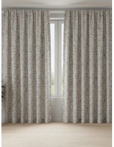 2бр. Готови завеси със съдържание на памук и пастелни акценти 1.00х2.50м.