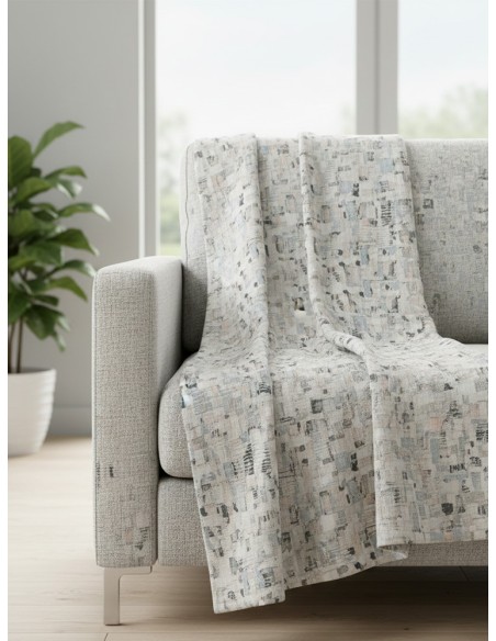 2бр. Готови завеси със съдържание на памук и пастелни акценти 1.00х2.50м.