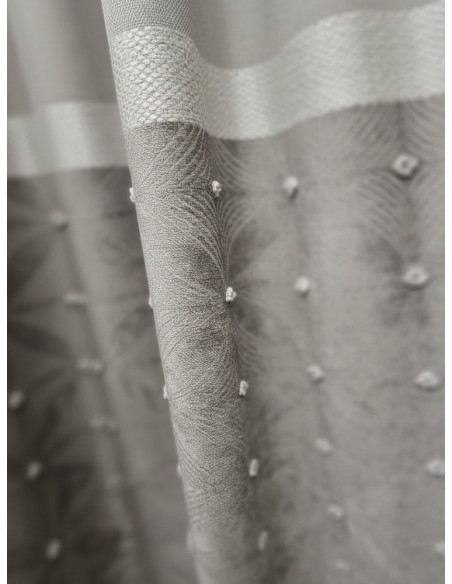 Стилно пано с шарка в мек сив нюанс 3.00x2.50м.