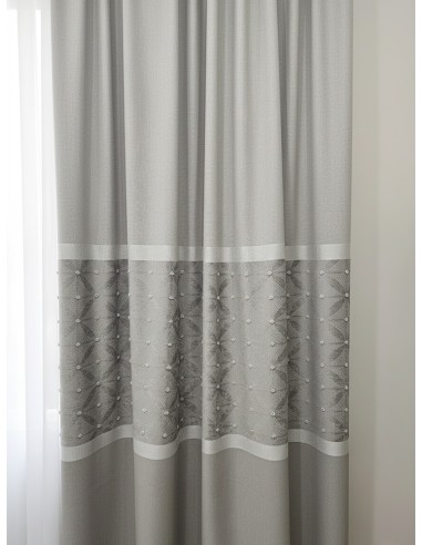 Стилно пано с шарка в мек сив нюанс 3.00x2.50м.