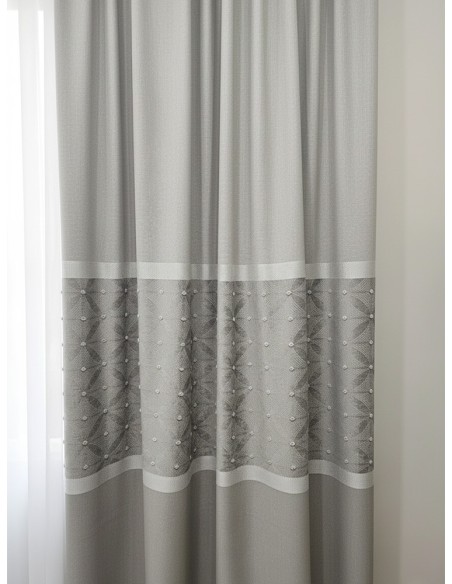 Стилно пано с шарка в мек сив нюанс 3.00x2.50м.