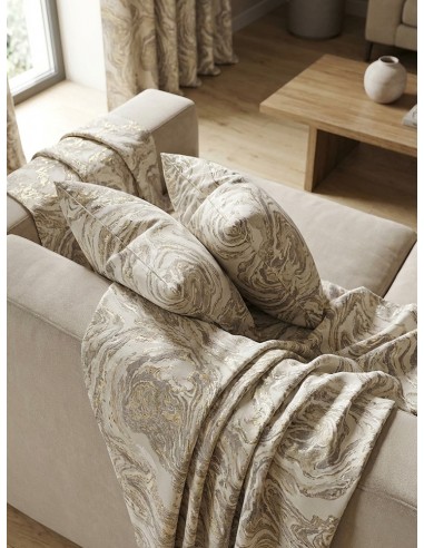 Завеса в светъл нюанс с вълнообразна шарка