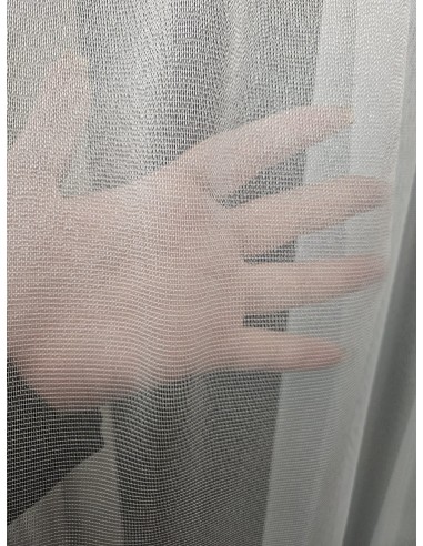 Готово бяло перде с фин блясък 3.00х2.50м.