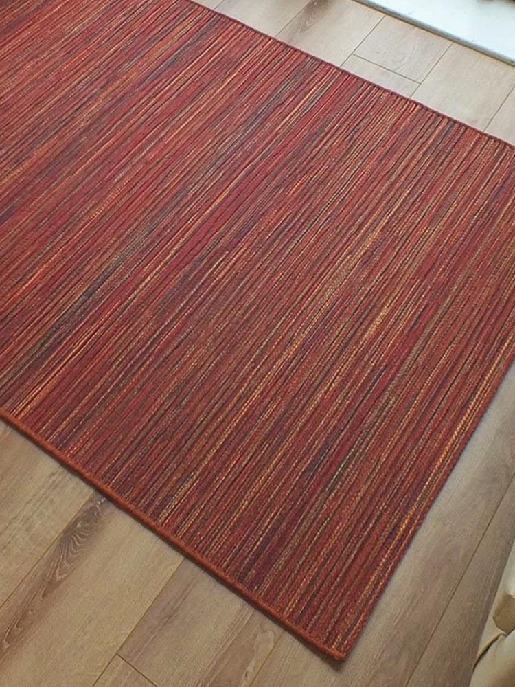 Релефен килим Brighton в червени нюанси